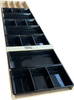 Sjoelbak - Borrelsjoelbak - Hapjesplank - Borrelplank - Mini Sjoelbak 120 Cm Met Zwarte Bakjes - Kleine Sjoelbakken -Woonkeuken Winkel 882x1200 2