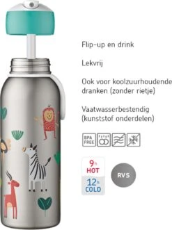 Mepal PAW Patrol - Thermofles - Isoleerfles Flip-up Campus - 350ml – Houdt Tot 9 Uur Warm En Tot 12 Uur Koud – Waterfles Met Rietje – Drinkfles Voor Kinderen -Woonkeuken Winkel 896x1200 2