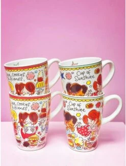 Blond Amsterdam Even Bijkletsen Beker XL 500 Ml - Rode Rand -Woonkeuken Winkel 910x1200 2