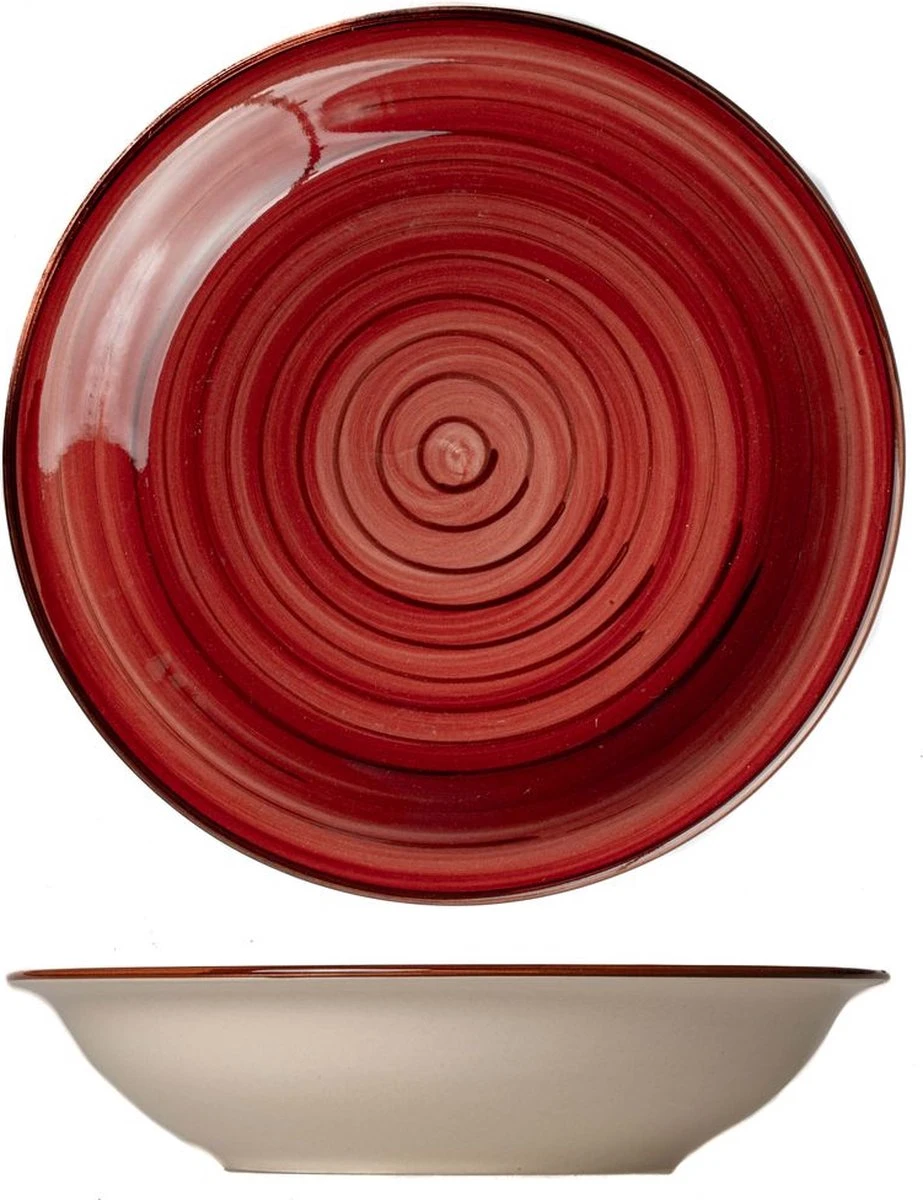 Tavola - Diepe Borden - Kleurrijk - Ø21cm - (6 Stuks) 11 Tavola - Diepe Borden - Kleurrijk - Ø21cm - (6 Stuks) - Afbeelding 9