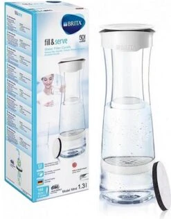 BRITA - Fill&Serve Waterfilterkaraf - 1,3L - Wit Grafiet - Inclusief 1 MicroDisc Waterfilter 29 BRITA - Fill&Serve Waterfilterkaraf - 1,3L - Wit Grafiet - Inclusief 1 MicroDisc Waterfilter -Woonkeuken Winkel 937x1200