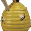 Merkloos Gele Honingpot Met Honinglepel/stokje 11 Cm - Keukengerei/tafelgerei - Thee Drinken - Honing Potten Met 3D Bijenmotief -Woonkeuken Winkel 965x1200 11